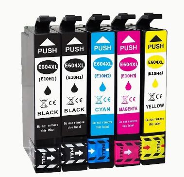 T604XL MULTI-PACK 5PZ (2BK 1C 1M 1Y)